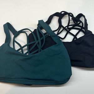 Two free to be wild lululemon sports bras